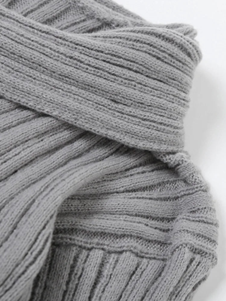 Maeve Women's Knitted Jumper - Straight-Shoulder Irregular Hem