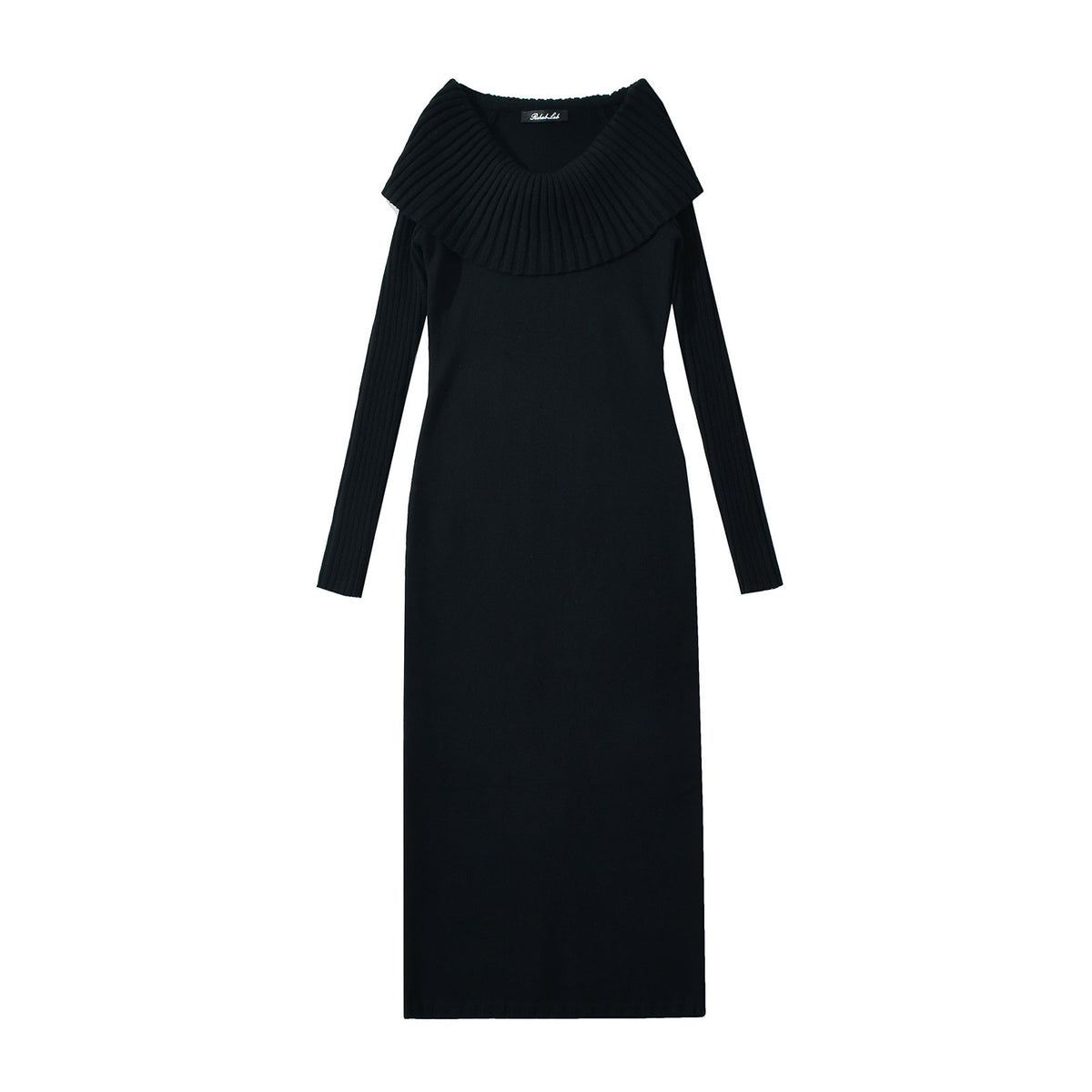 Maeve Women's One-Shoulder Maxi Dress - Slit Knitted Long-Sleeve
