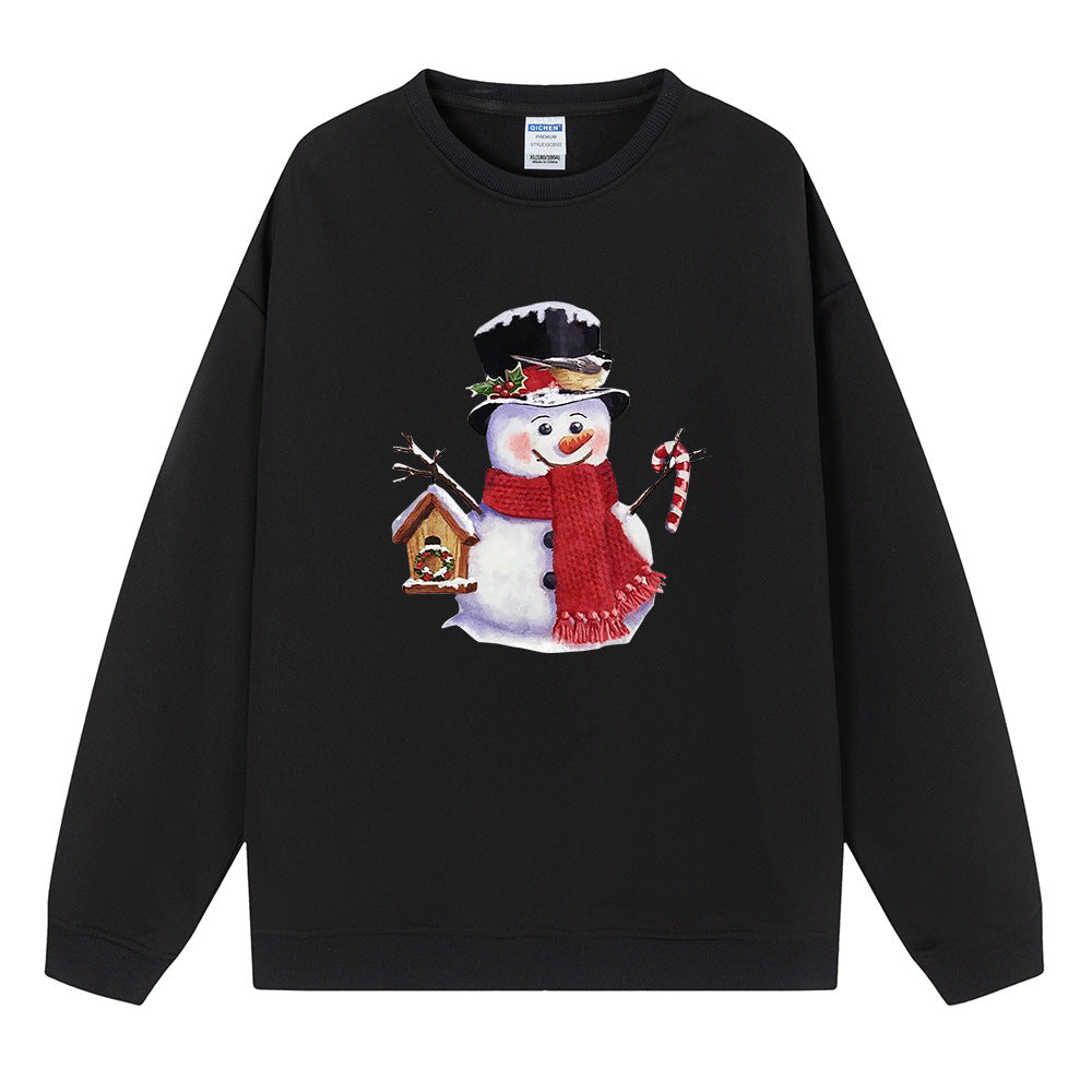 Maeve & Co Women's Christmas Jumper - Snowman Print Sweatshirt