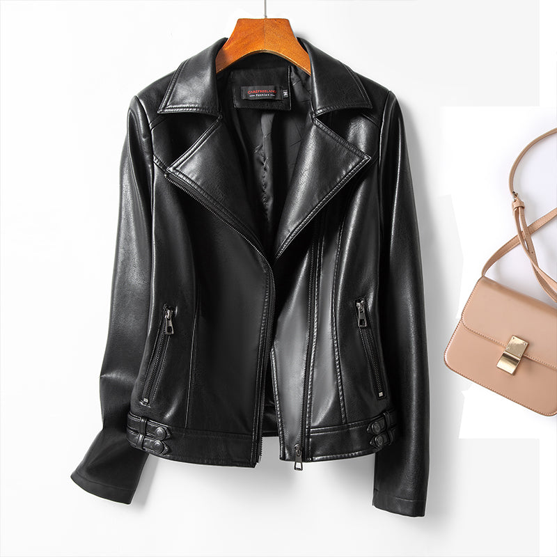 Maeve Women's Leather Jacket - Autumn-Weight