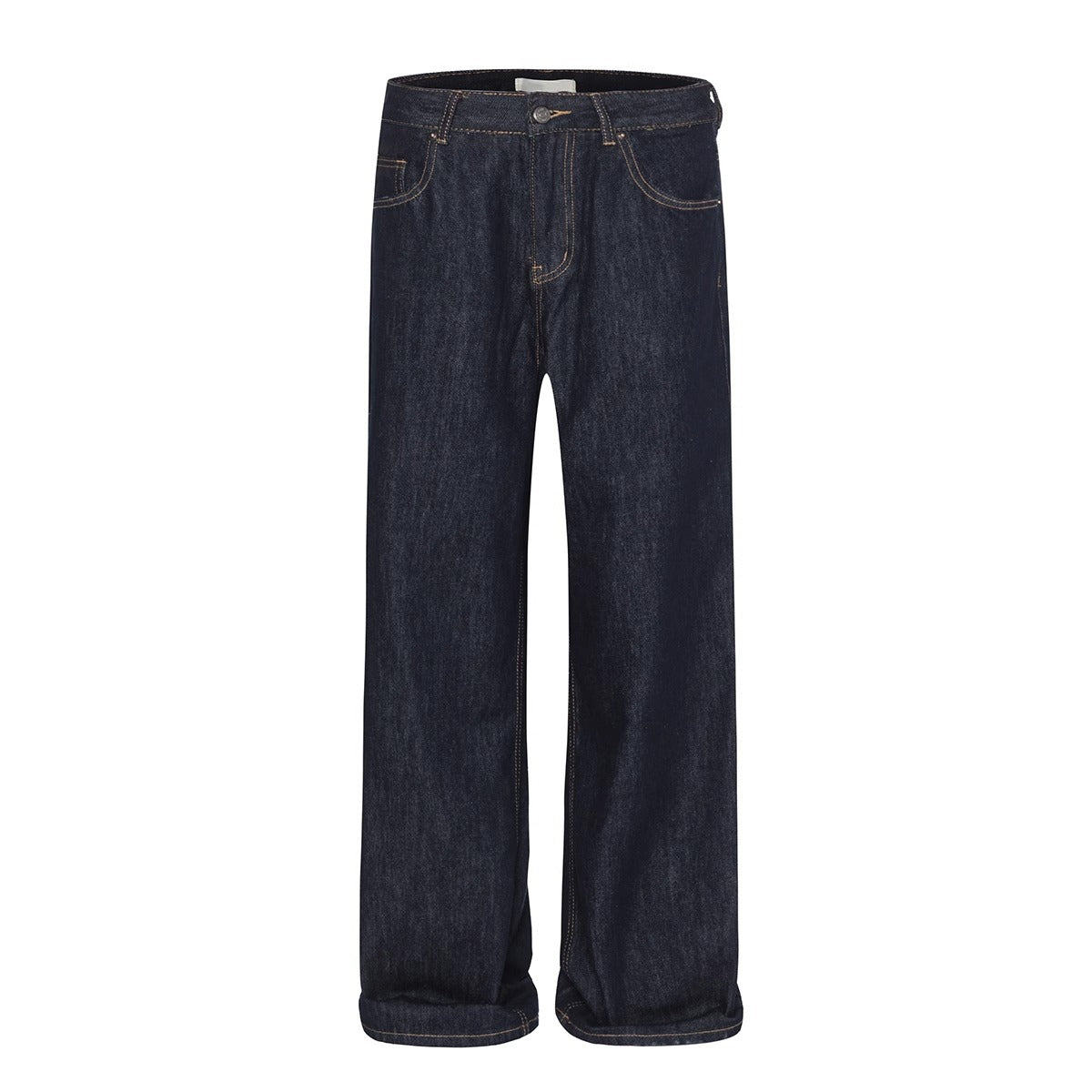 Maeve & Co Women's Wide-Leg Jeans - High-Waisted Relaxed Fit Dark Wash Denim