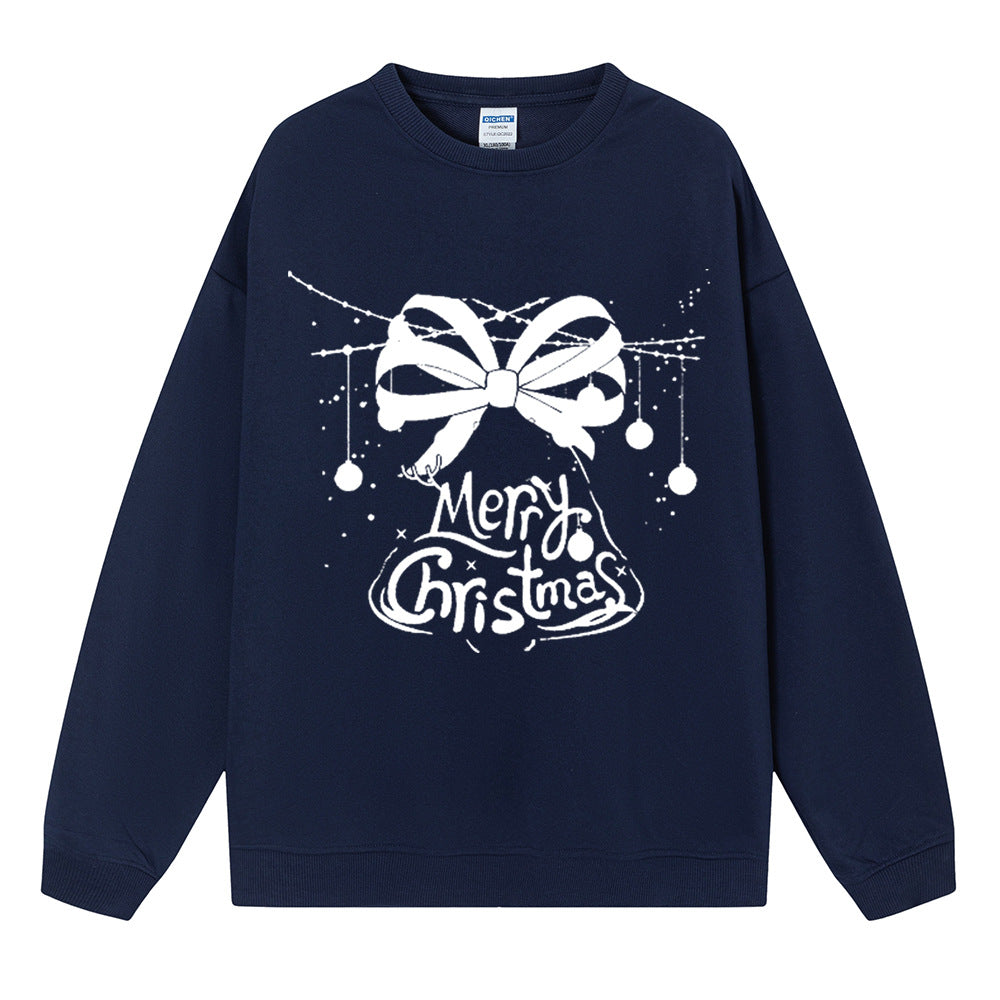 Maeve & Co Women's Christmas Jumper - Bow Merry Christmas Print Sweatshirt