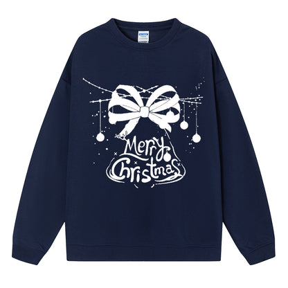 Maeve & Co Women's Christmas Jumper - Bow Merry Christmas Print Sweatshirt