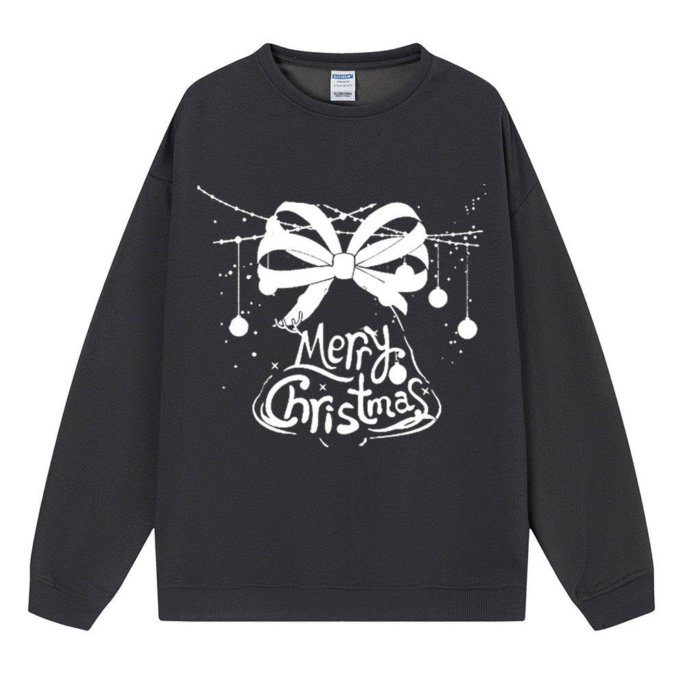 Maeve & Co Women's Christmas Jumper - Bow Merry Christmas Print Sweatshirt