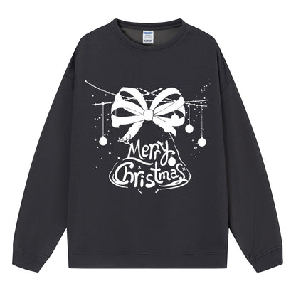 Maeve & Co Women's Christmas Jumper - Bow Merry Christmas Print Sweatshirt