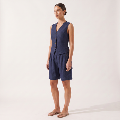 Navy three-quarter