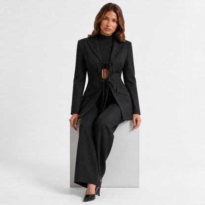 Black seated