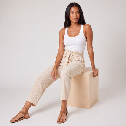 Khaki seated