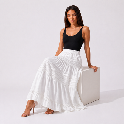 White seated
