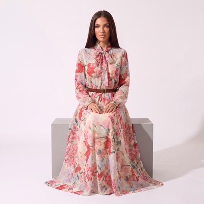 Floral seated