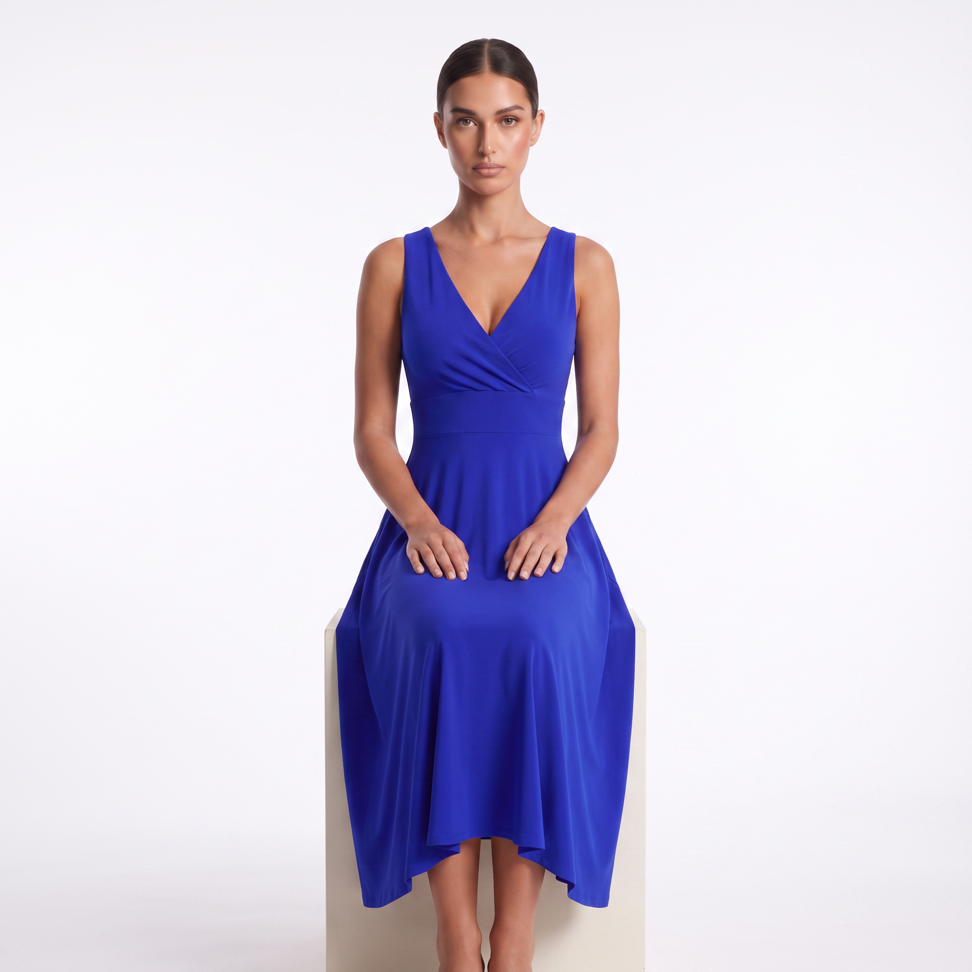 Medium Blue seated