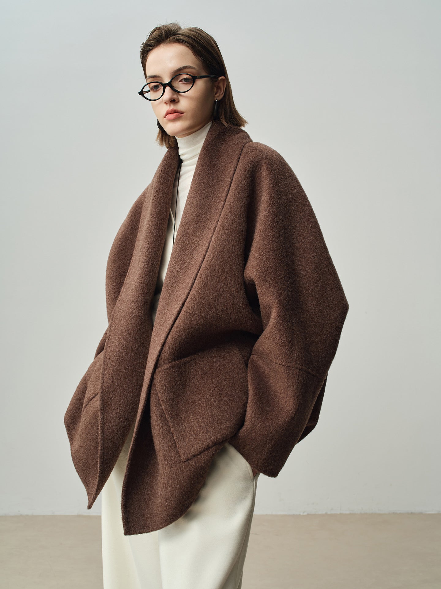 Maeve Women's Wool Coat - Longline Autumn-Weight