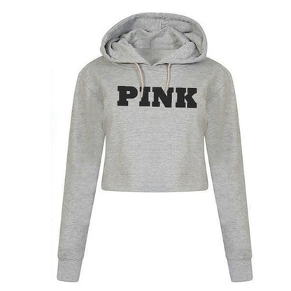 Maeve & Co Women's Cropped Hoodie - Oversized Sweatshirt Top, Long Sleeve