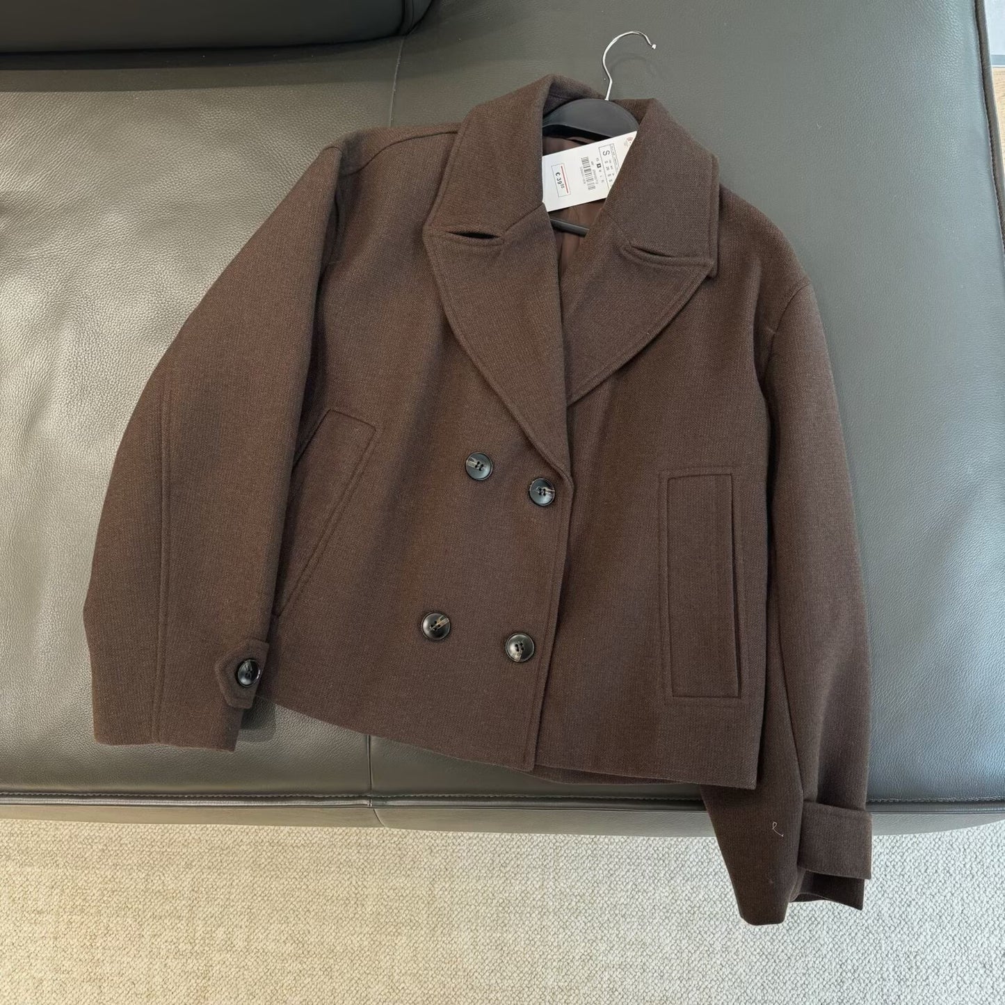Maeve Women's Coat - Lapel Long-Sleeve Autumn-Weight