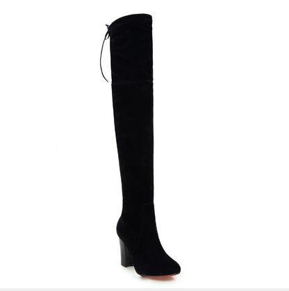 Maeve & Co Women's Knee High Boots - High Heel Pointed Toe