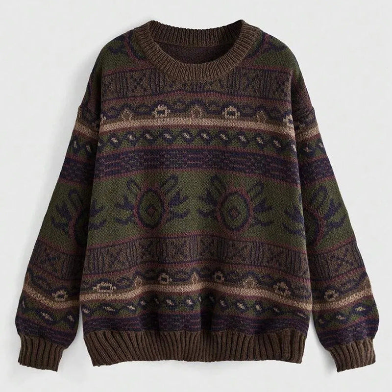 Maeve Women's Knitted Jumper - Acrylic-Knit Relaxed-Fit