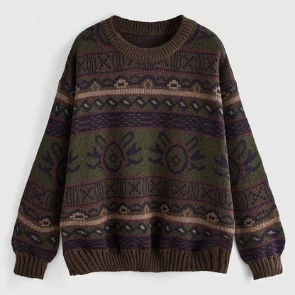 Maeve Women's Knitted Jumper - Acrylic-Knit Relaxed-Fit