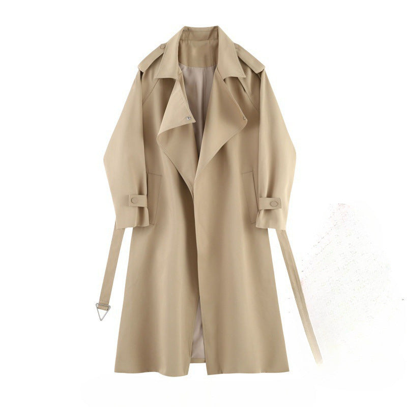 Maeve Women's Trench Coat - Belted Autumn-Weight