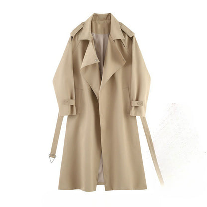 Maeve Women's Trench Coat - Belted Autumn-Weight