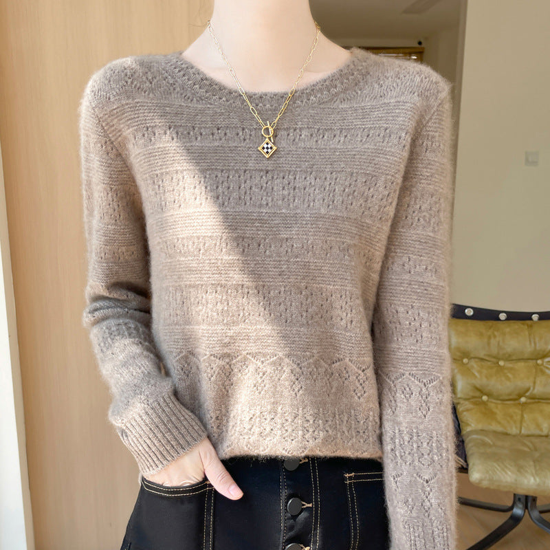 Maeve Women's Knitted Jumper - Wool-Blend Relaxed-Fit