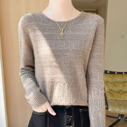 Maeve Women's Knitted Jumper - Wool-Blend Relaxed-Fit