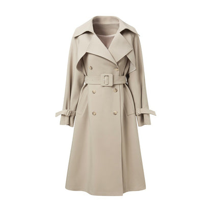 Maeve Women's Trench Coat - Long-Sleeve Autumn-Weight