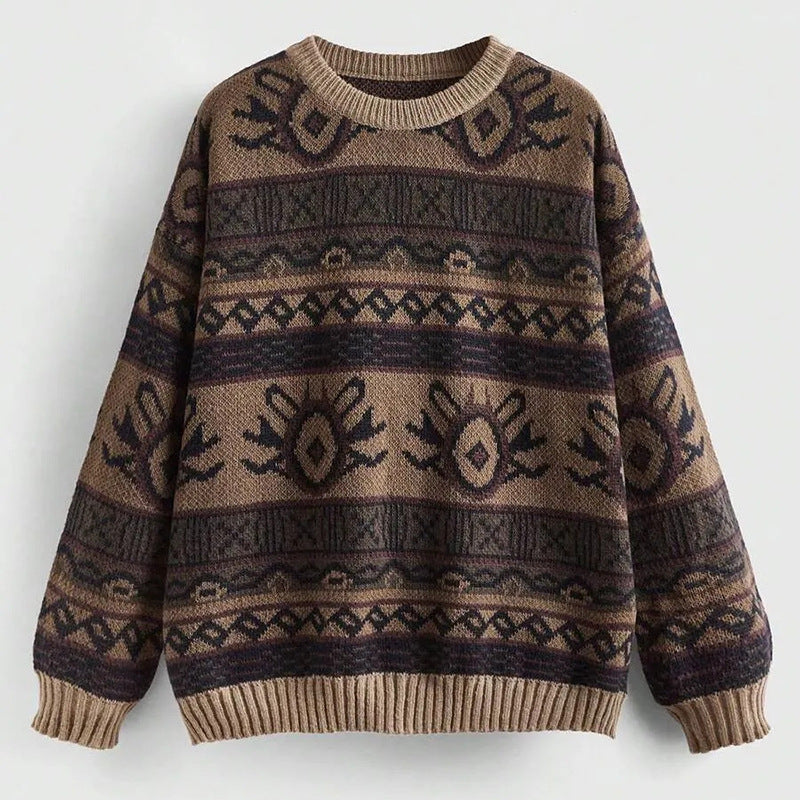 Maeve Women's Knitted Jumper - Acrylic-Knit Relaxed-Fit
