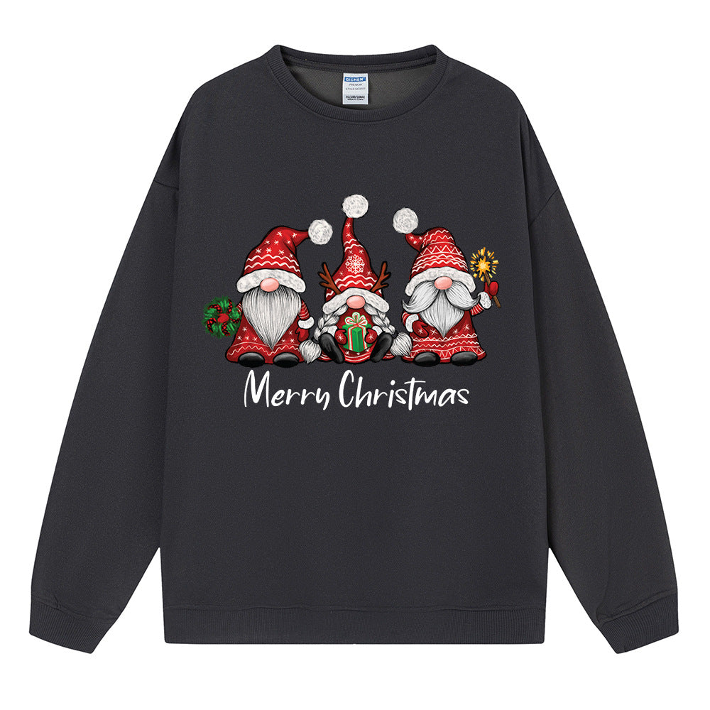 Maeve & Co Women's Christmas Jumper - Gnome Trio Print Sweatshirt