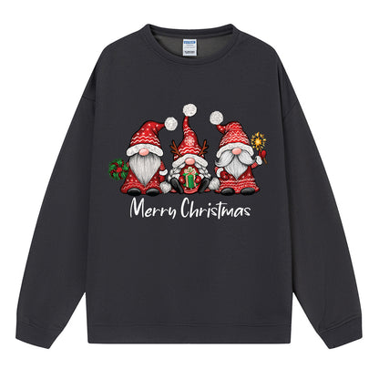 Maeve & Co Women's Christmas Jumper - Gnome Trio Print Sweatshirt