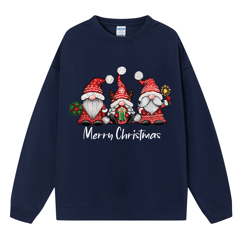 Maeve & Co Women's Christmas Jumper - Gnome Trio Print Sweatshirt