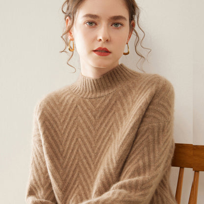 Maeve Women's Knitted Jumper - Cashmere-Blend Autumn-Weight