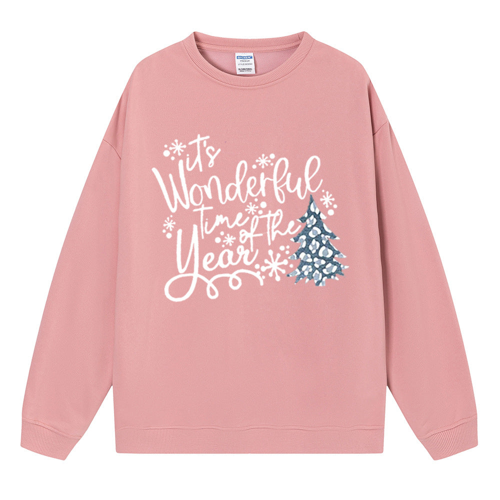 Maeve & Co Women's Christmas Jumper - Wonderful Time of the Year Slogan Sweatshirt