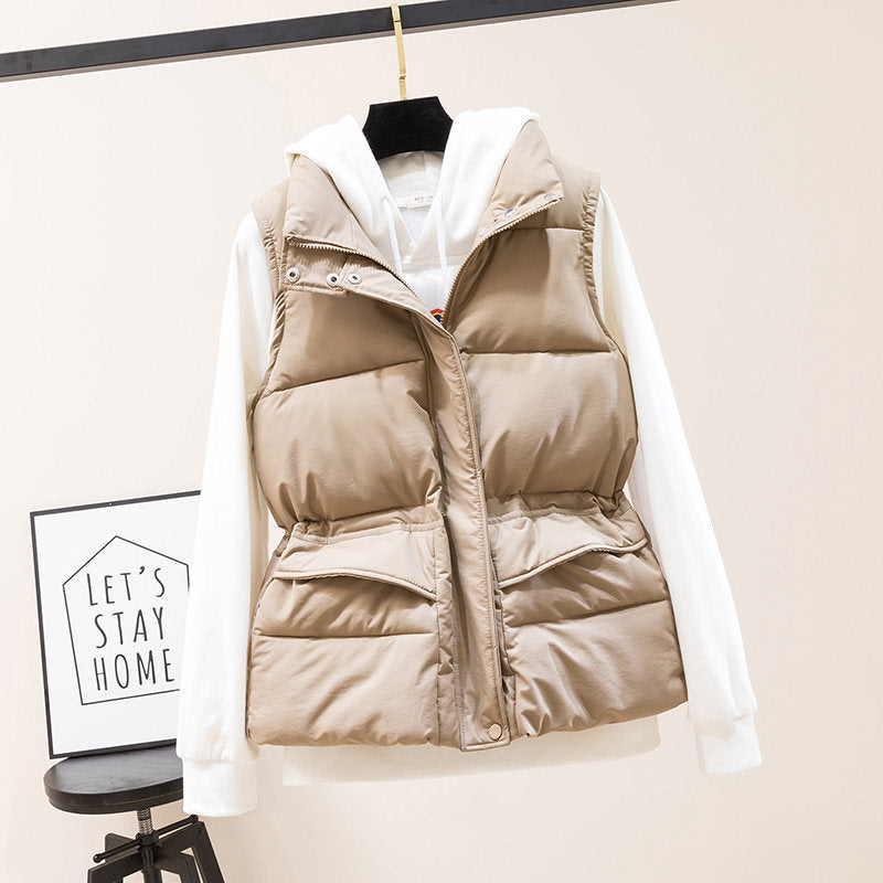 Maeve Women's Jacket - Zip-Up Sleeveless Cotton Relaxed-Fit