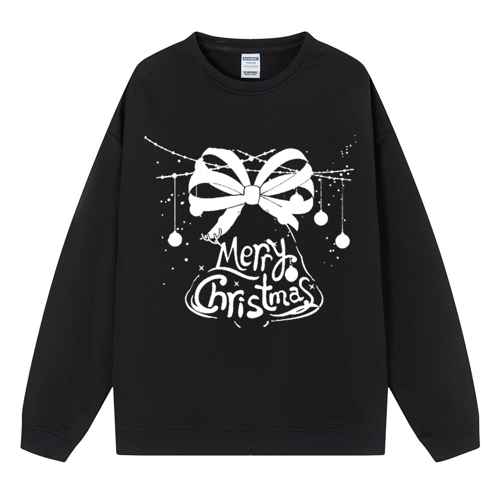 Maeve & Co Women's Christmas Jumper - Bow Merry Christmas Print Sweatshirt
