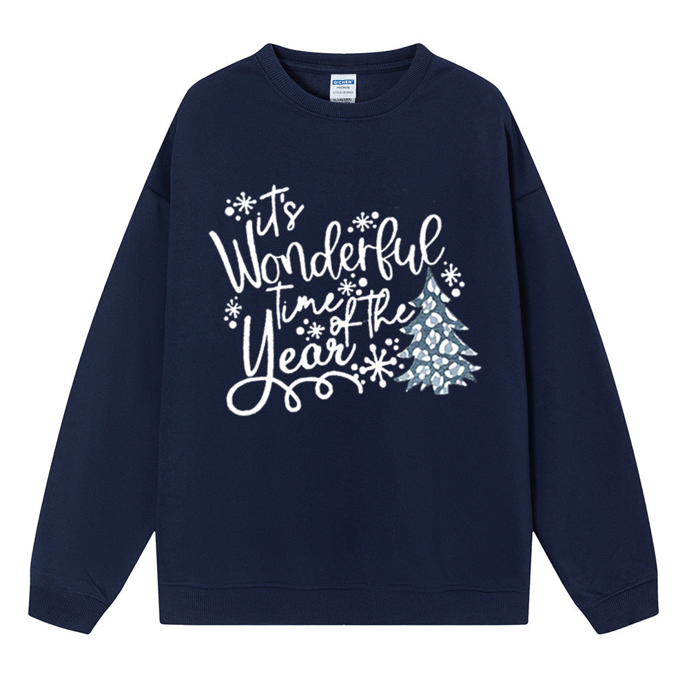 Maeve & Co Women's Christmas Jumper - Wonderful Time of the Year Slogan Sweatshirt