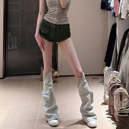 Maeve & Co Women's Over The Knee Boots - Pockets