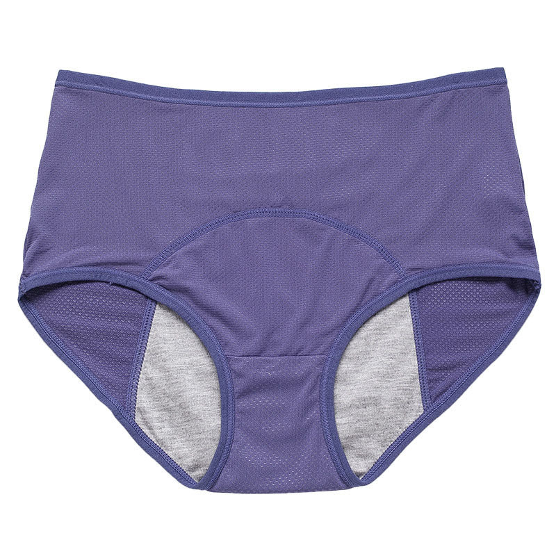 Period Underwear Women Leak Proof High Waist Briefs, Breathable Cotton, Absorbent