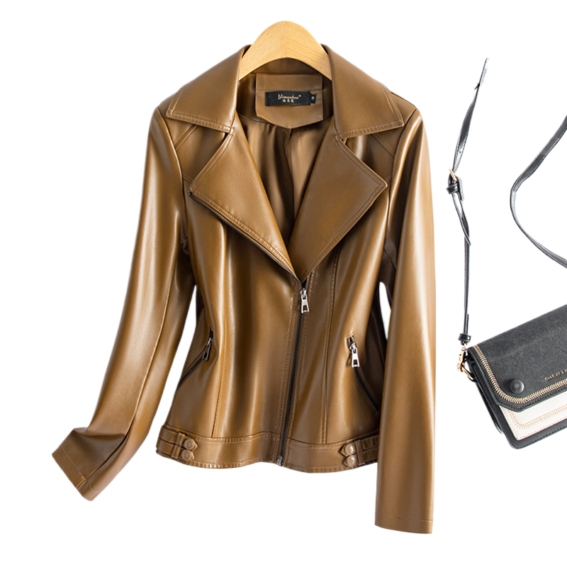 Maeve Women's Leather Jacket - Autumn-Weight