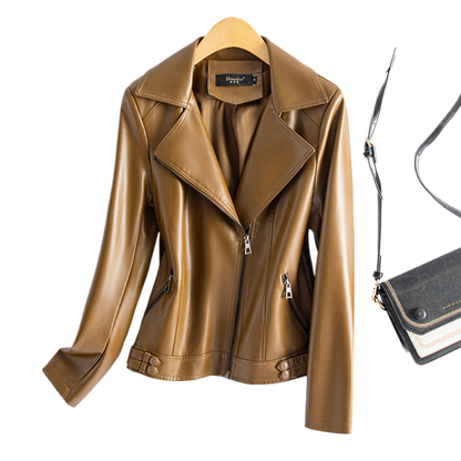 Maeve Women's Leather Jacket - Autumn-Weight