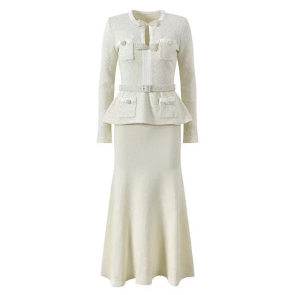 Maeve Women's Maxi Dress - Embellished, Belted