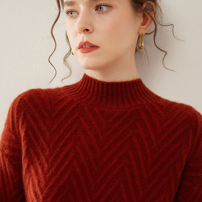 Maeve Women's Knitted Jumper - Cashmere-Blend Autumn-Weight
