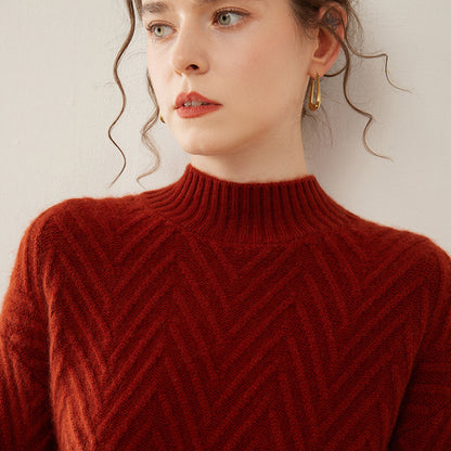 Maeve Women's Knitted Jumper - Cashmere-Blend Autumn-Weight