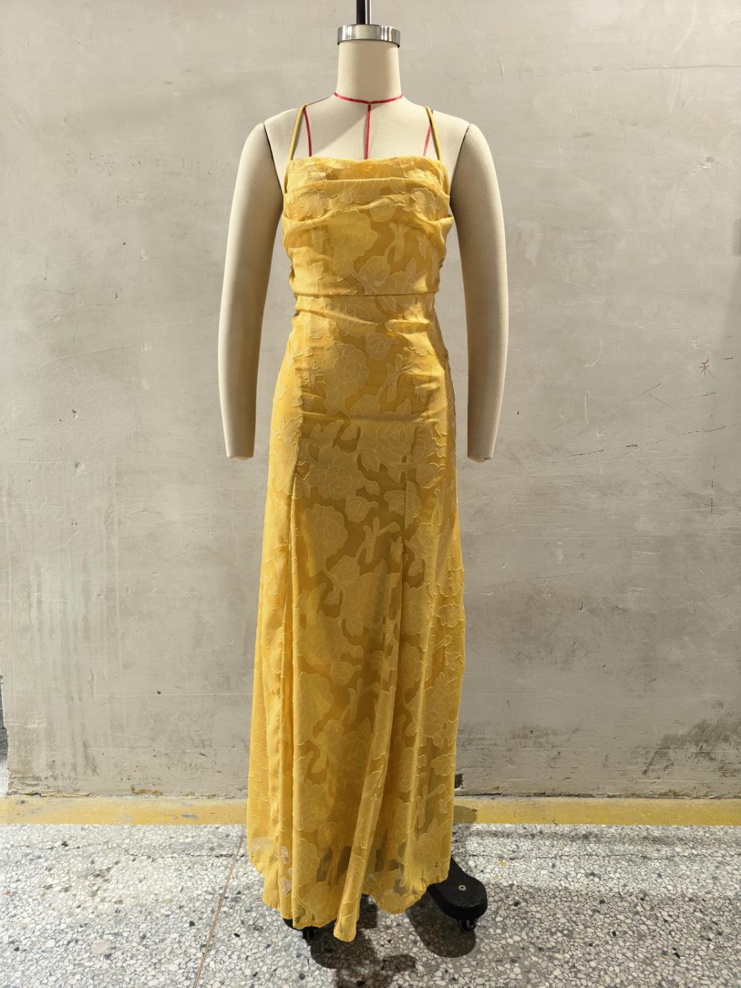 Women's Maxi Dress Lace, Backless, Strappy, Floor Length Evening