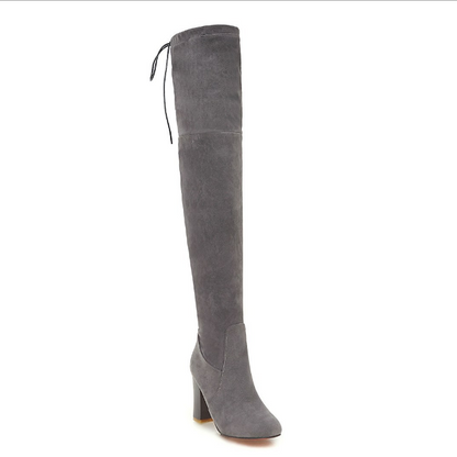Maeve & Co Women's Knee High Boots - High Heel Pointed Toe