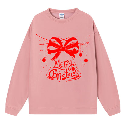 Maeve & Co Women's Christmas Jumper - Bow Merry Christmas Print Sweatshirt