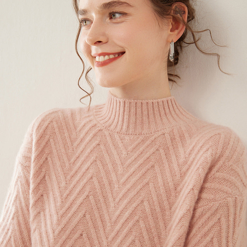 Maeve Women's Knitted Jumper - Cashmere-Blend Autumn-Weight