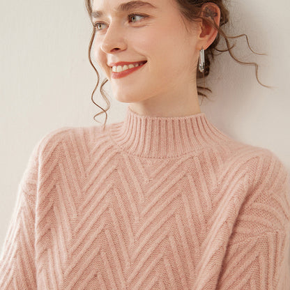 Maeve Women's Knitted Jumper - Cashmere-Blend Autumn-Weight