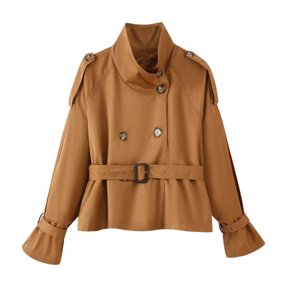 Maeve Women's Trench Coat - Belted Autumn-Weight