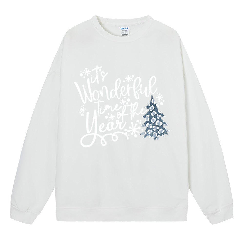 Maeve & Co Women's Christmas Jumper - Wonderful Time of the Year Slogan Sweatshirt