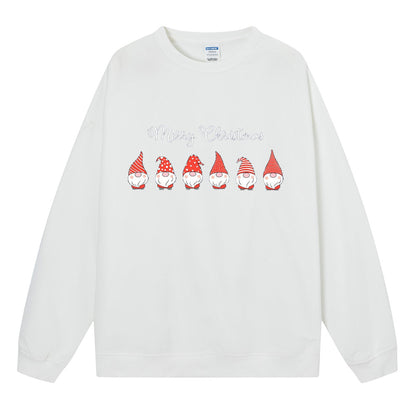 Maeve & Co Women's Christmas Jumper - Gnome Row Merry Christmas Sweatshirt